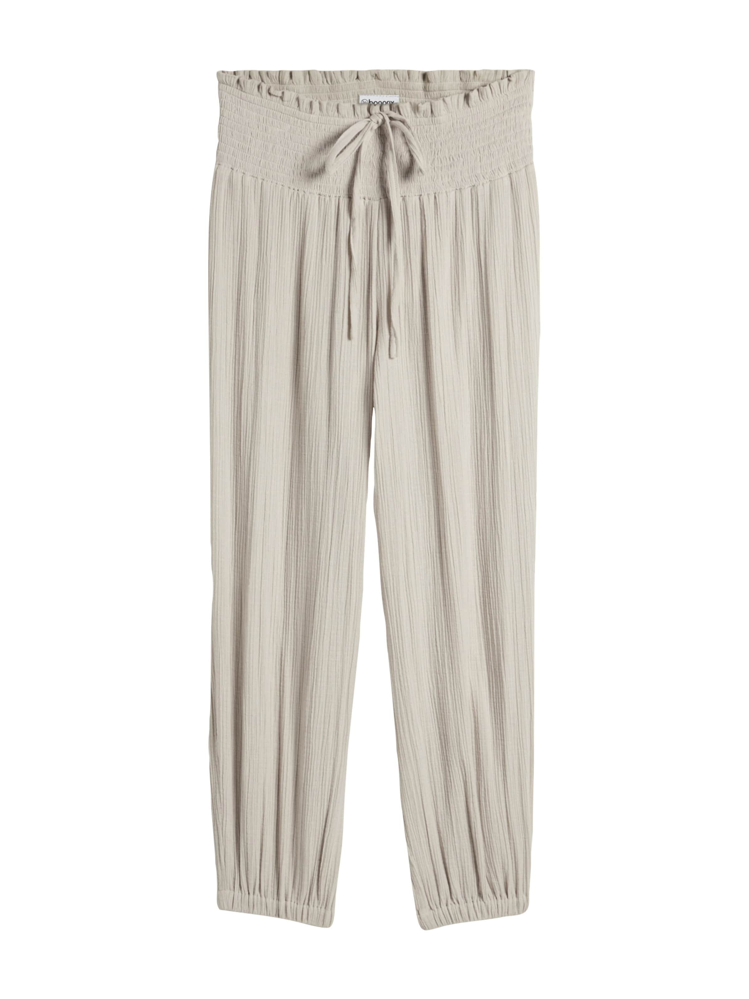 bonprix Loosefit Harembroek in Beige: voorkant