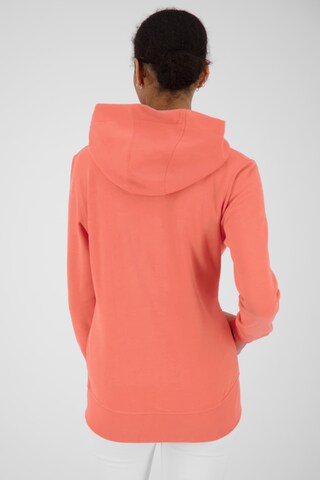 Alife and Kickin Zip-Up Hoodie 'YasminaAK' in Orange