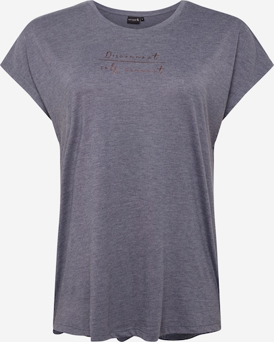 Active by Zizzi Functioneel shirt 'Arina' in de kleur Grijs, Productweergave