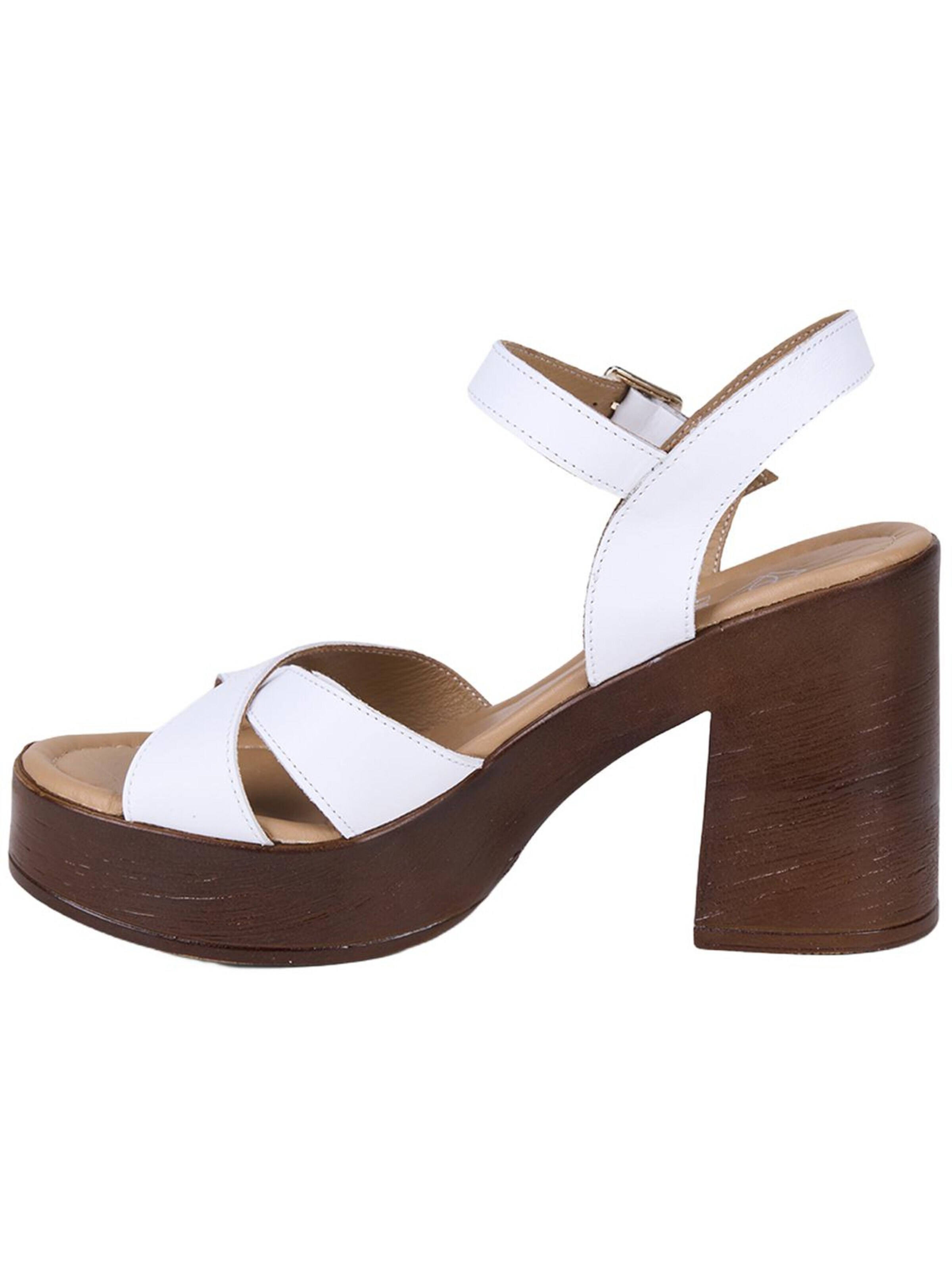 Desa Strap sandal 'Sandalen mit Blockabsatz' in White