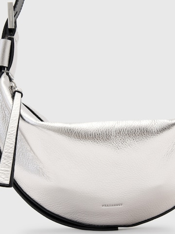 AllSaints Torba za čez ramo | srebrna barva