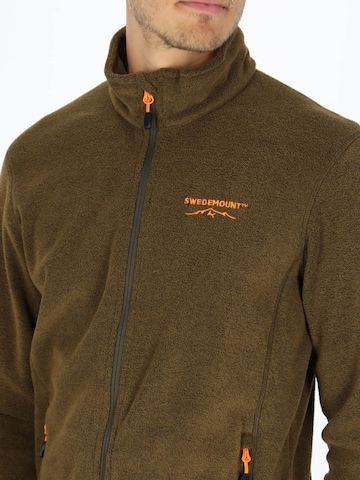 SWEDEMOUNT Funktionele fleece-jas 'Tromsö' in Groen