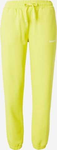 The Jogg Concept Zwężany krój Spodnie 'RAFINE' w kolorze żółty: przód