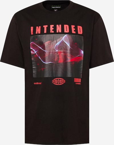 Urban Threads T-Shirt en rouge / noir / blanc, Vue avec produit