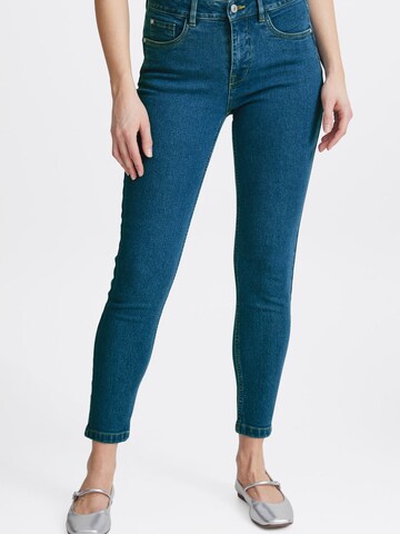 Fransa Slim fit Jeans ' FRFXDENIMA PAM' in Blue