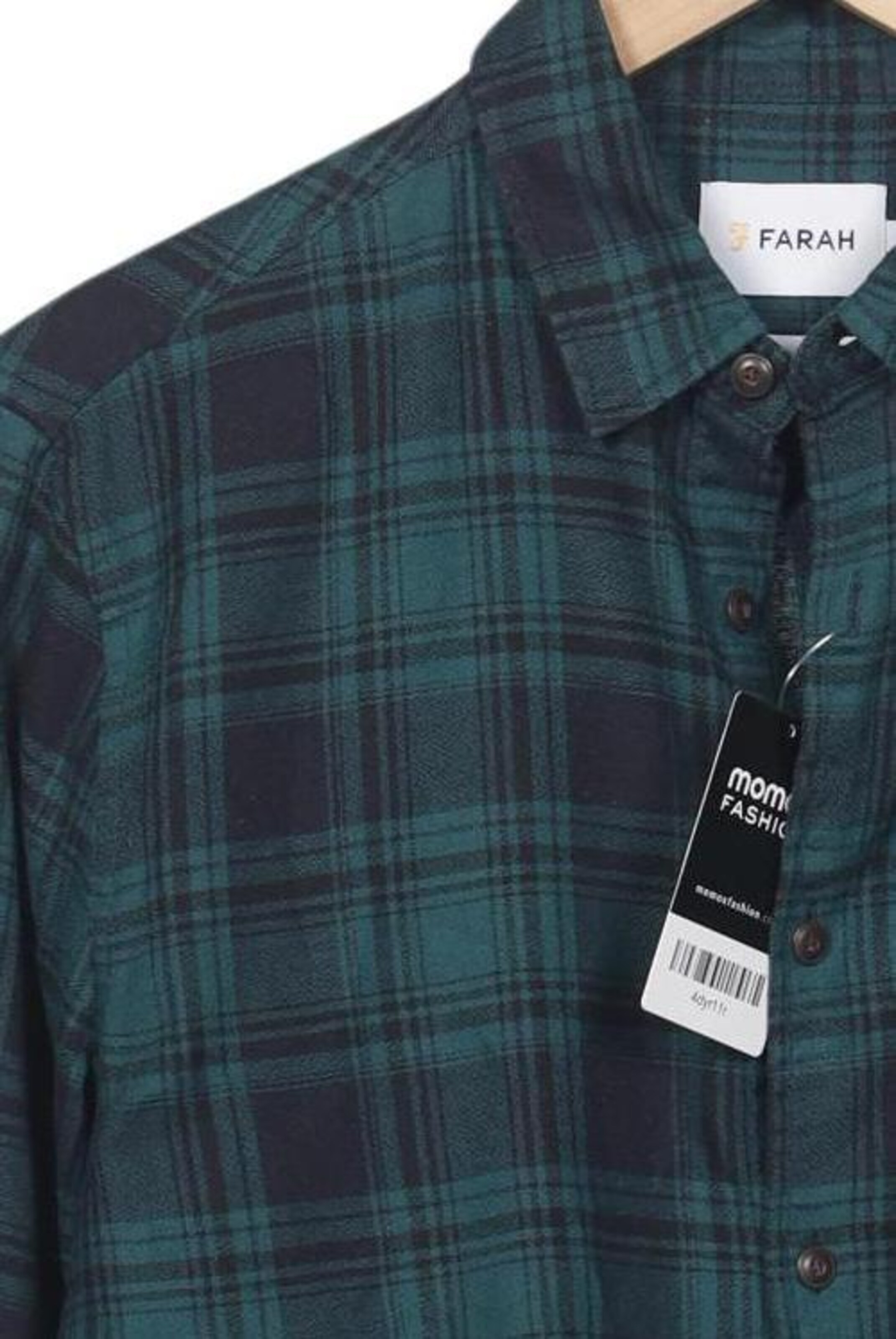 FARAH Button Up Shirt in S in Green