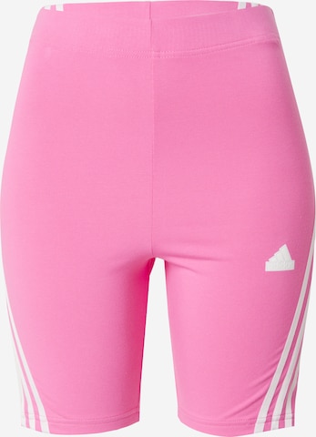 ADIDAS SPORTSWEAR Skinny Športne hlače 'Future Icons' | roza barva: sprednja stran