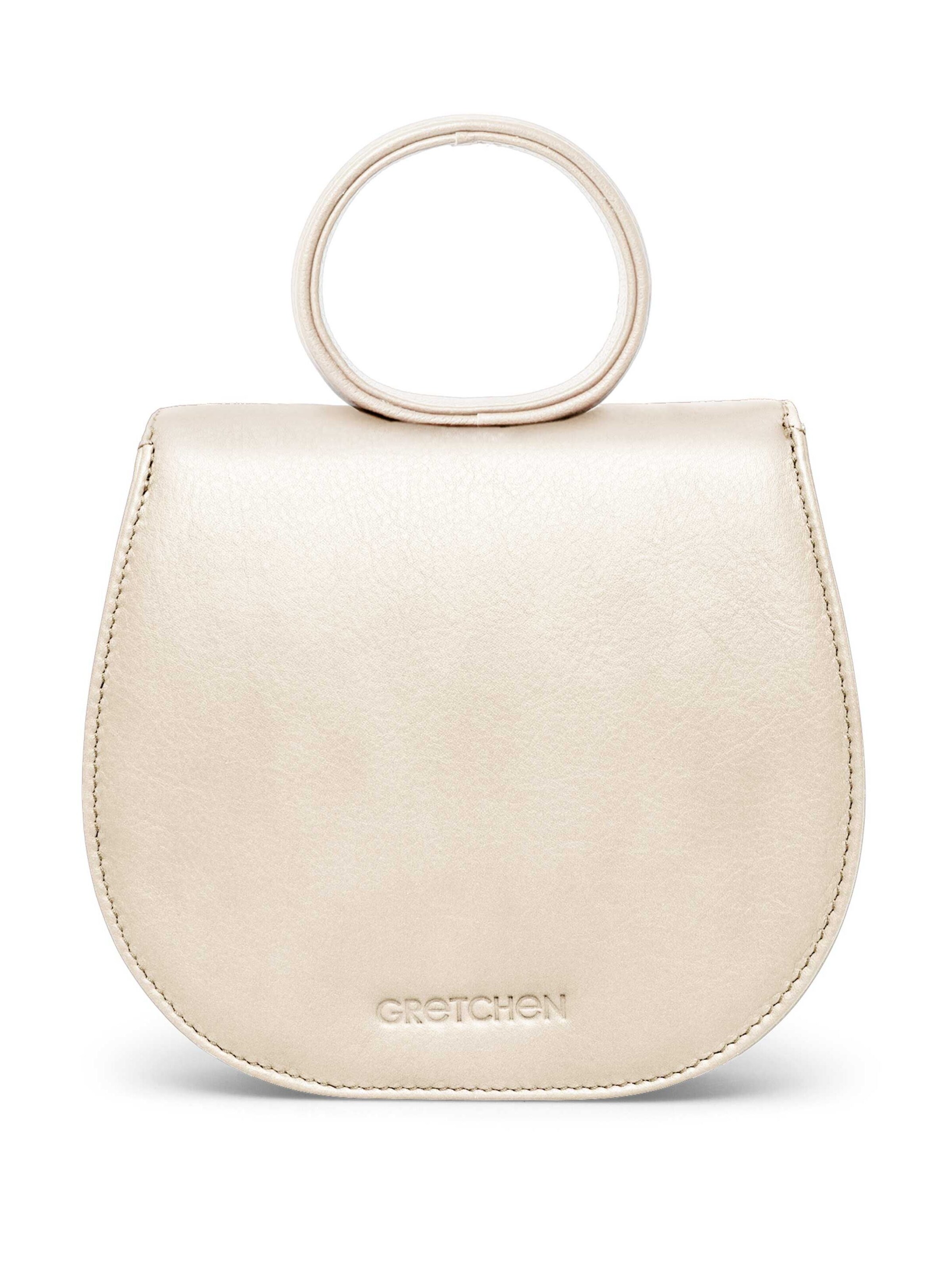 Gretchen Schultertasche 'Ebony' in Beige