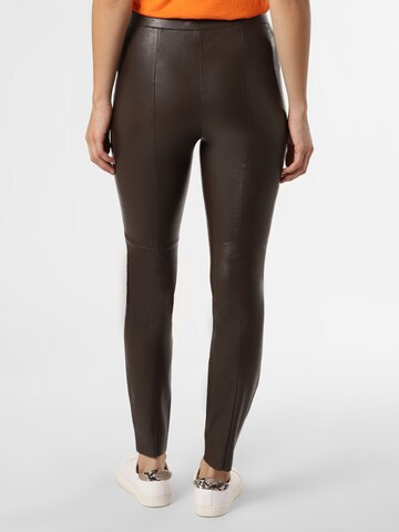 Cambio Skinny Leggings 'Randa' in Braun