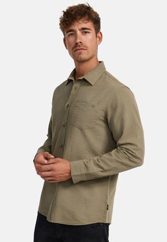 INDICODE JEANS Regular fit Button Up Shirt ' Caix ' in Green
