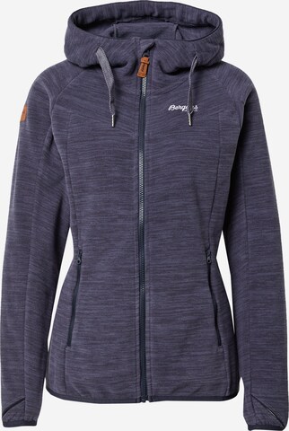 Bergans Athletic fleece jacket 'Hareid' in Blue: front