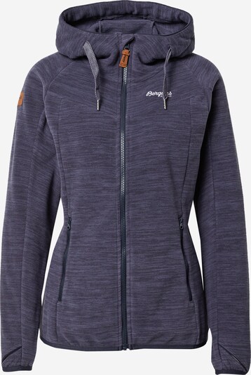 Bergans Casaco de velo funcional 'Hareid' em navy / branco, Vista do produto