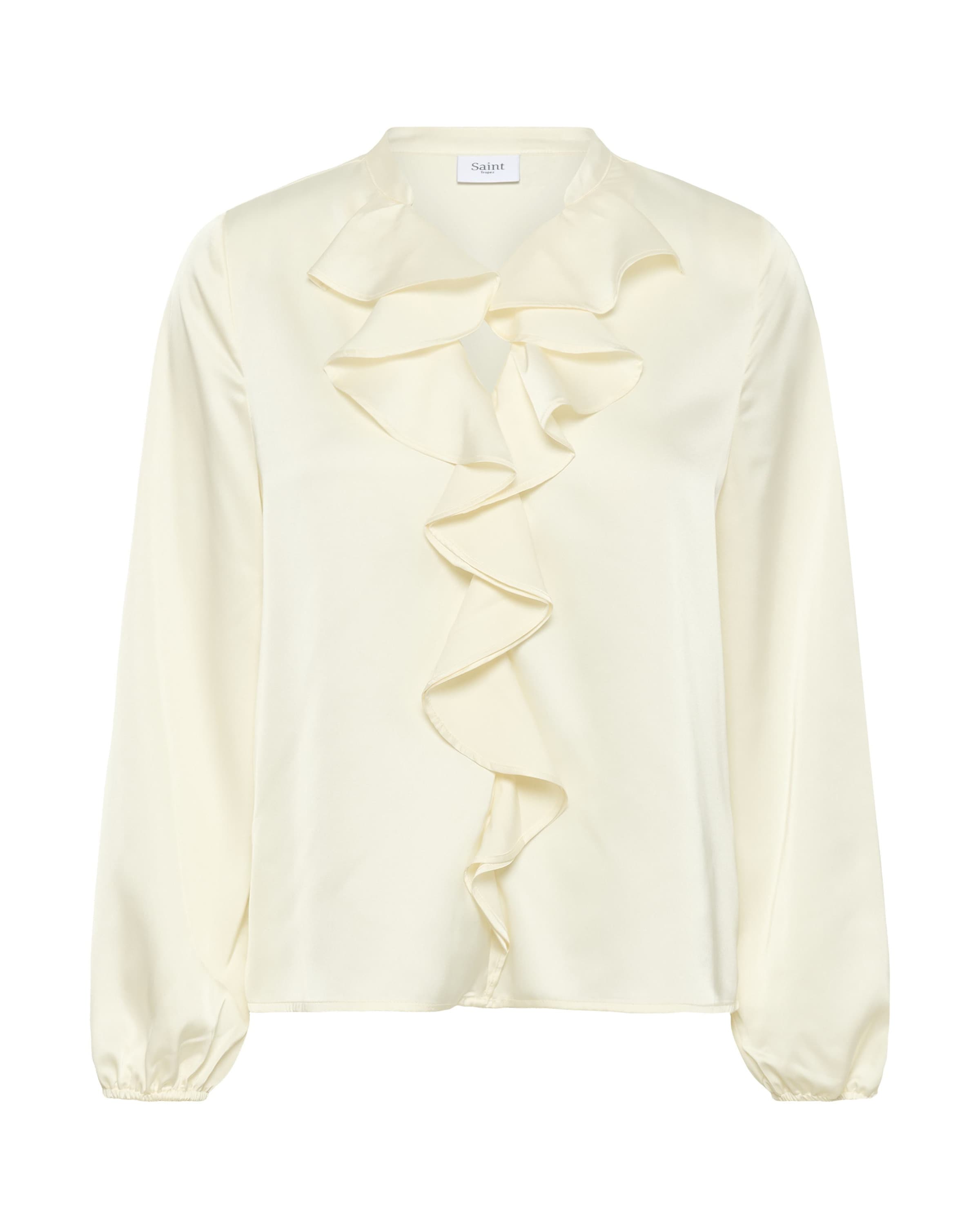 SAINT TROPEZ Bluse 'SZLodisa' in Beige: Vorderseite