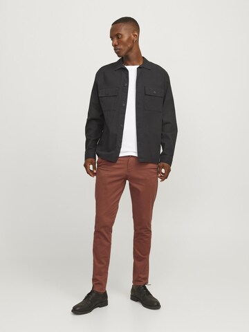 Slimfit Pantaloni eleganți 'JJIMarco JJBowie' de la JACK & JONES pe maro