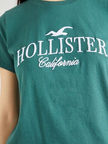 HOLLISTER - Camiseta en verde