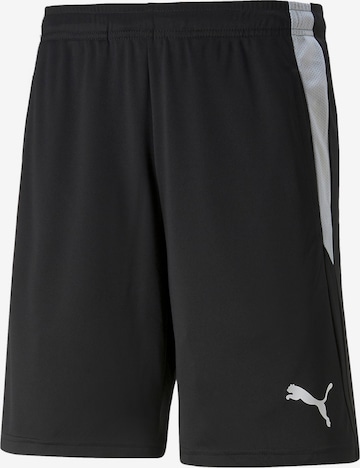 PUMA Regular Workout Pants in Black: front