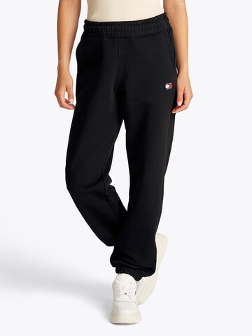 Tapered Pantaloni di Tommy Jeans in nero: frontale