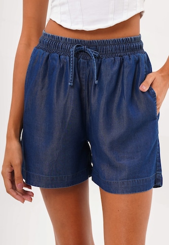 FRESHLIONS Regular Sweatshorts 'Juno' in Blau