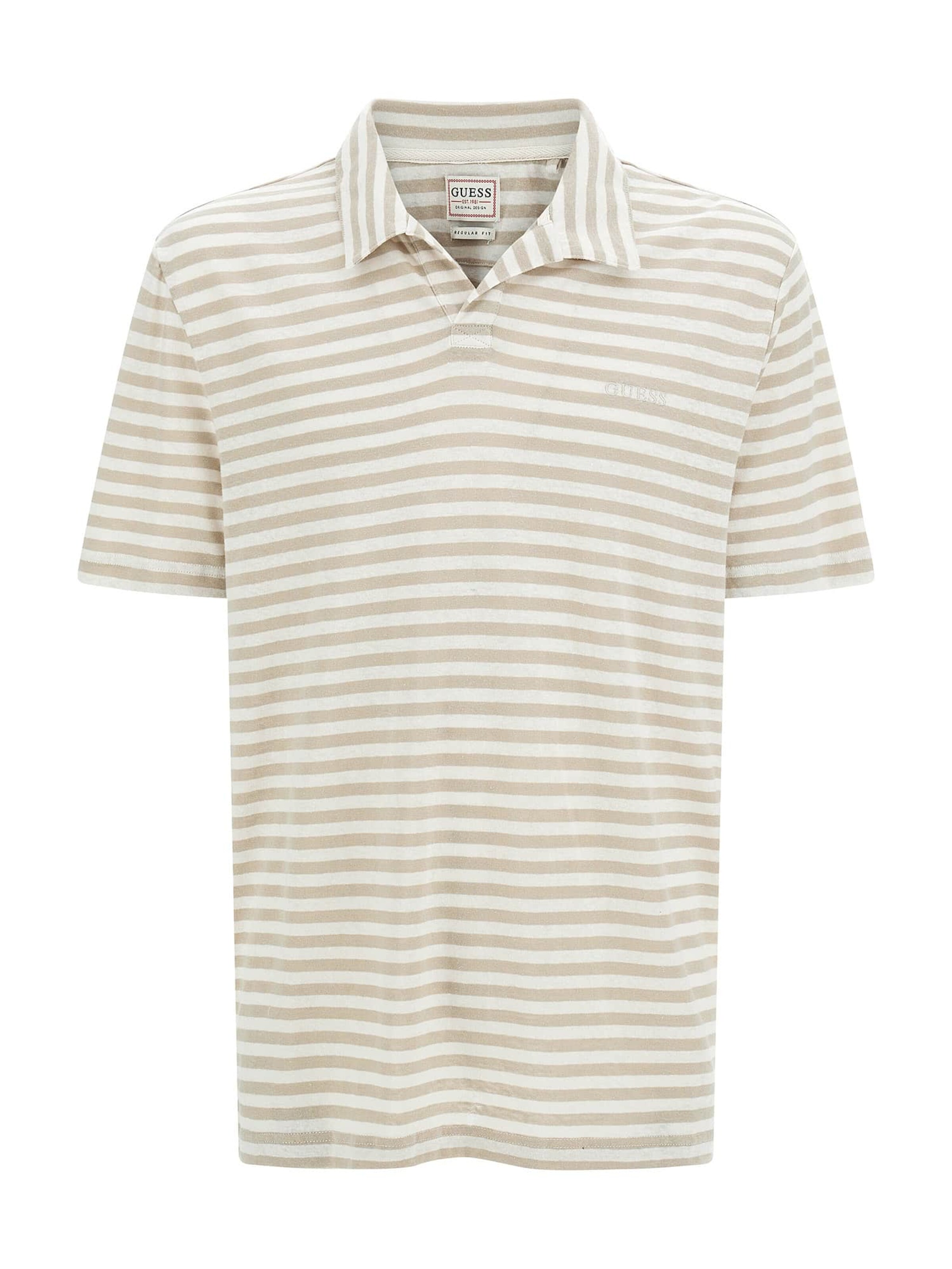 GUESS Poloshirt 'Embro' in Beige: Vorderseite