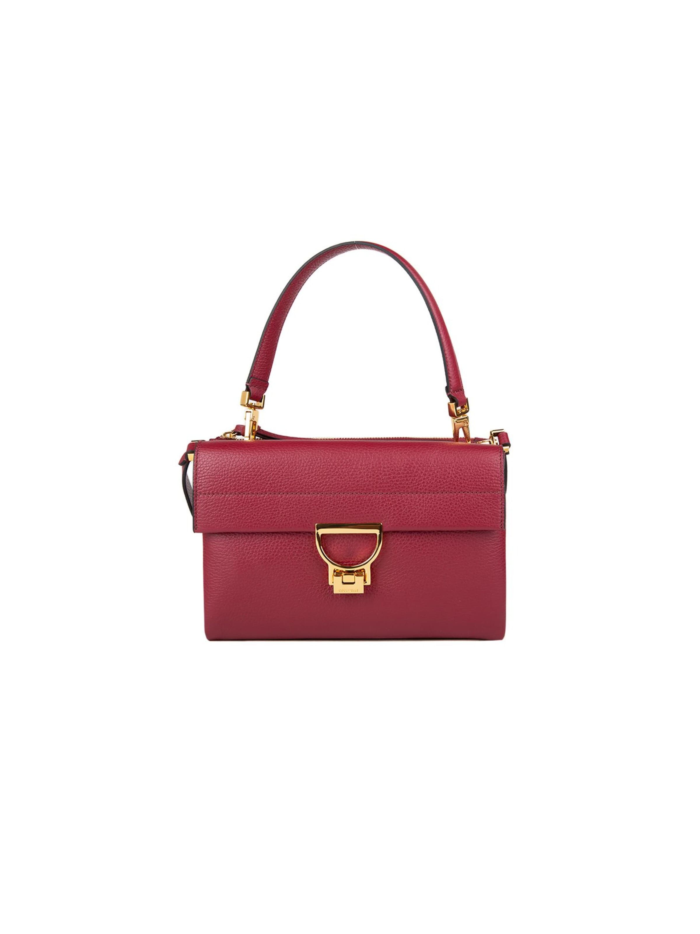 Coccinelle Schoudertas 'Leather shoulder bag Arlettis Coccinelle' in Rood: voorkant