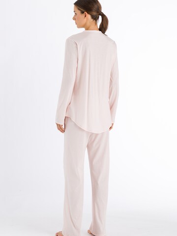Hanro Langarm Pyjama ' Cotton Deluxe ' in Pink