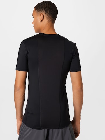 ADIDAS SPORTSWEAR - Camisa funcionais 'Techfit Compression' em preto