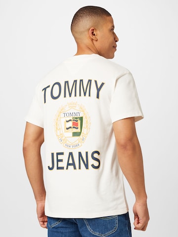 Tommy Jeans قميص 'Luxe' بلون أبيض