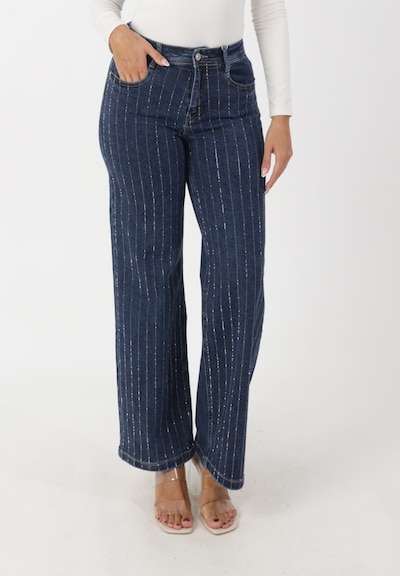 Elara Jean en 25-26 en bleu foncé, Vue avec produit