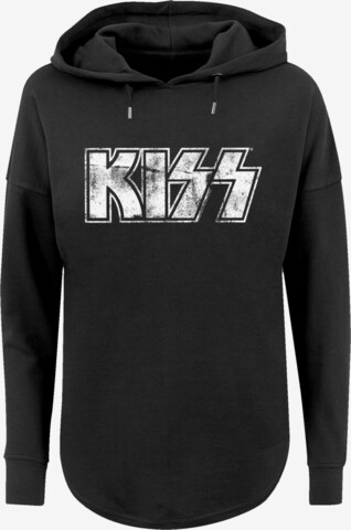 Sweat-shirt 'Kiss Vintage Logo' F4NT4STIC en noir : devant