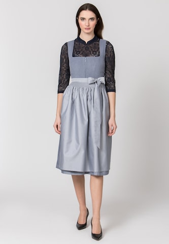 STOCKERPOINT Dirndl 'Marcy' in Blauw: voorkant
