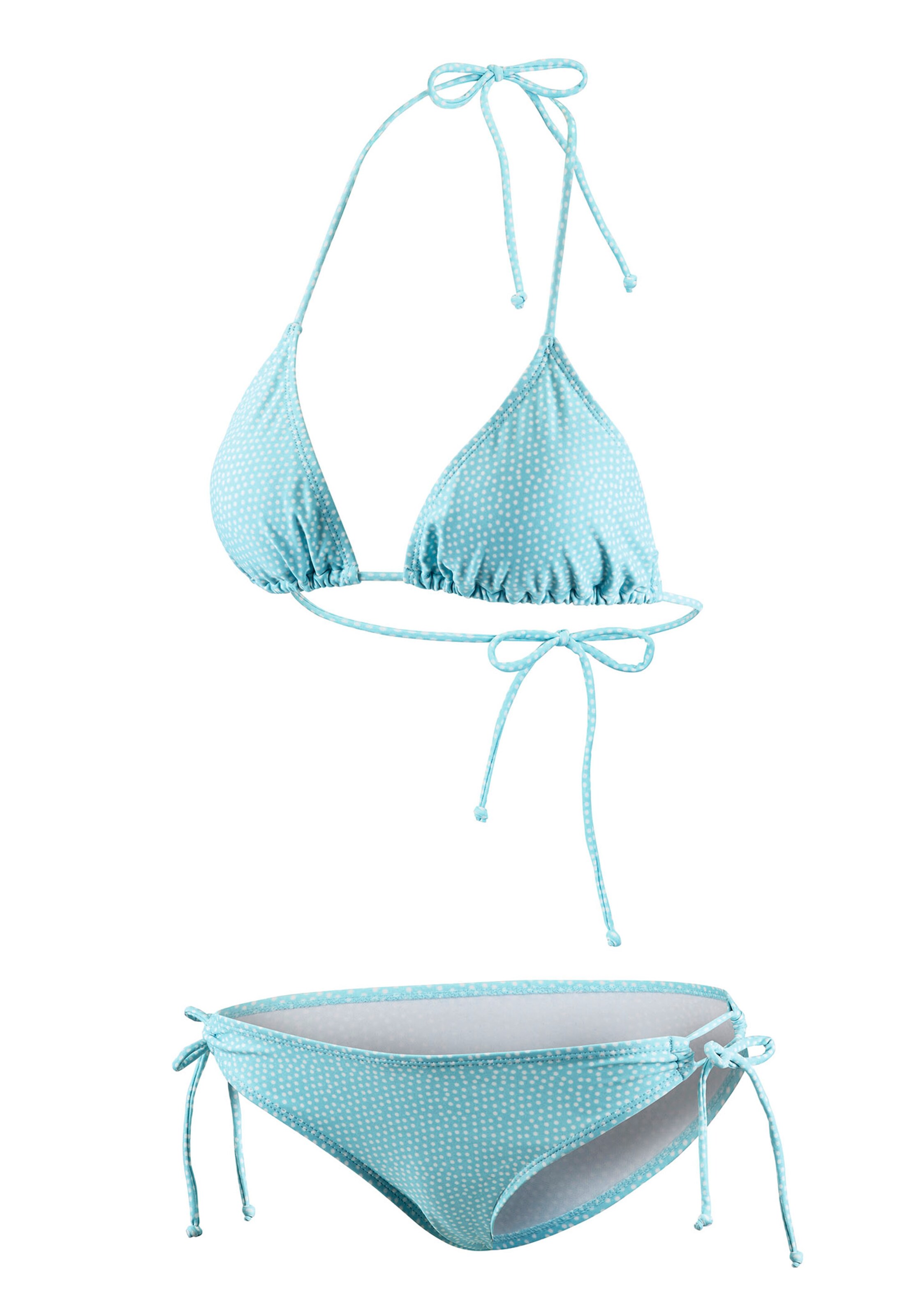 BECO the world of aquasports Triangle Bikini in Blue: front