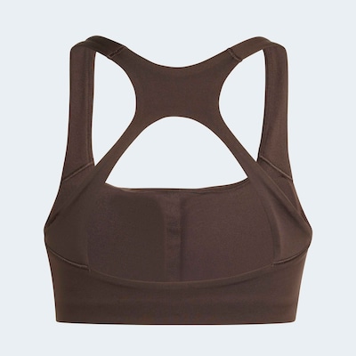 ADIDAS PERFORMANCE Sports Bra 'Optime' in S in Dark brown, Item view