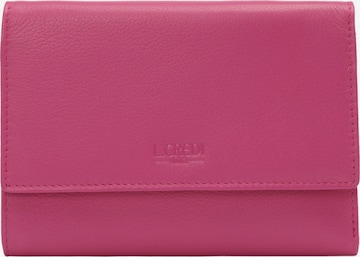 L.CREDI Wallet 'Evelyn' in Pink: front
