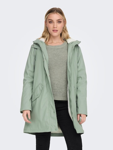 Veste mi-saison 'Sally' ONLY en vert : devant