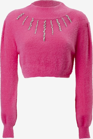 Influencer Pullover i pink: forside