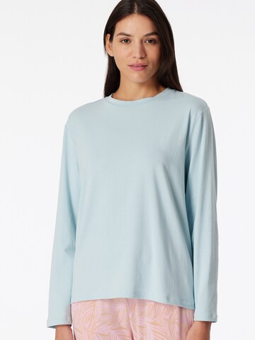 SCHIESSER - Camiseta para dormir ' Mix & Relax ' en azul: frente