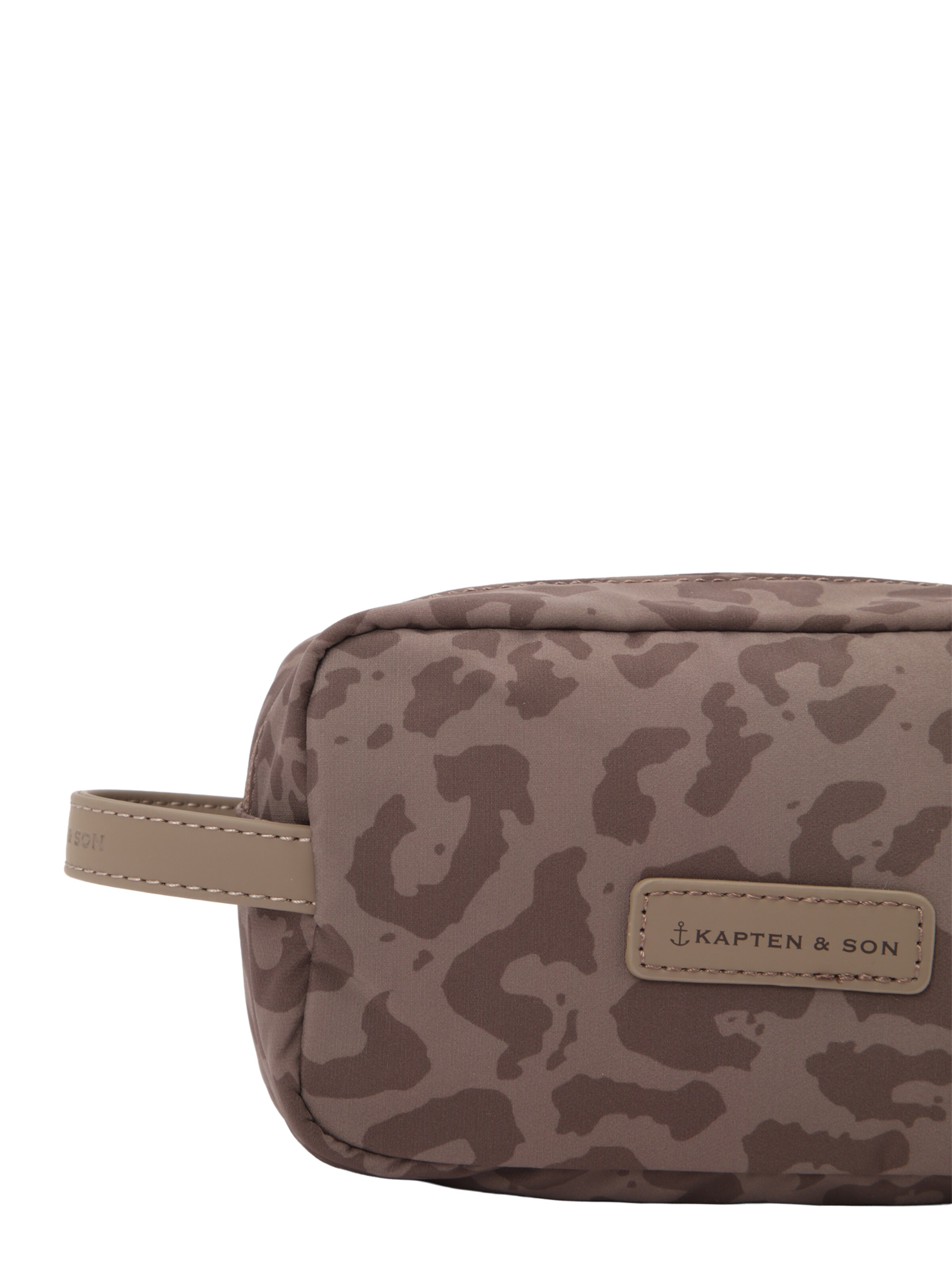 Kapten & Son Toilettilaukku 'Trosa' värissä ruskea