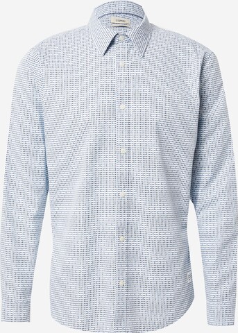 ESPRIT Button Up Shirt 'Sus' in Blue: front
