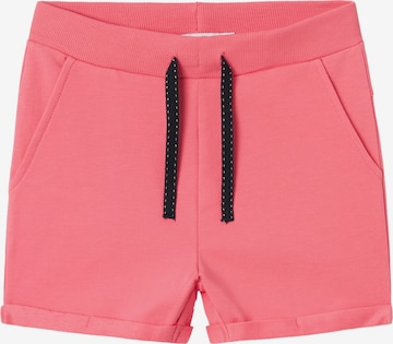 Pantalon 'Volta' NAME IT en rose : devant