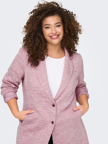 ONLY Carmakoma Between-Seasons Coat 'Carrie' in Pink