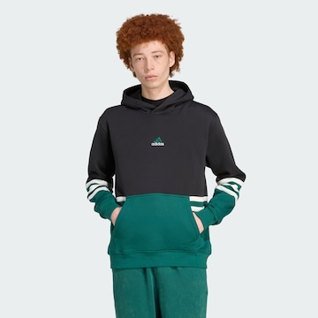 Bluză de molton 'Archive Cutline' de la ADIDAS ORIGINALS pe verde: față