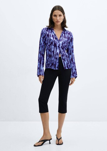 MANGO Bluza 'Bouquet' | modra barva