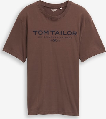 TOM TAILOR Shirt in Braun: Vorderseite