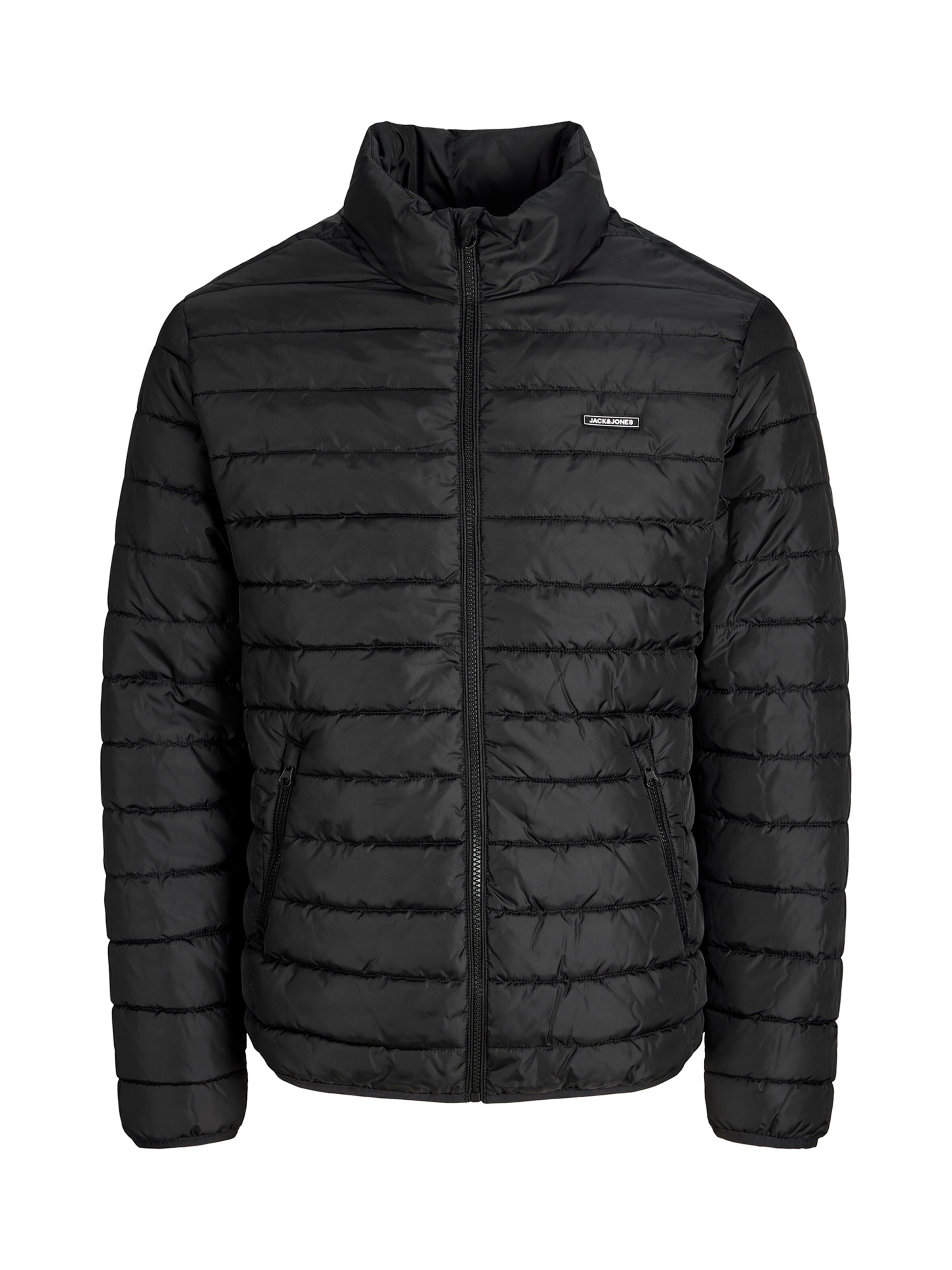 JACK & JONES - Casaco meia-estação 'JJELVIS' em preto: frente