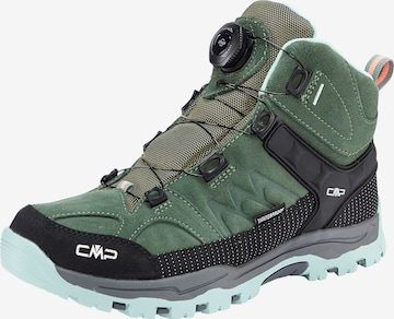 CMP Boots in Green: front