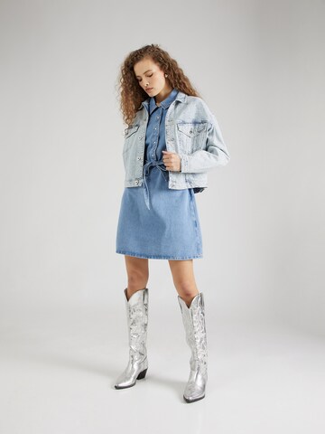 JDY Shirt Dress 'DIANA' in Blue