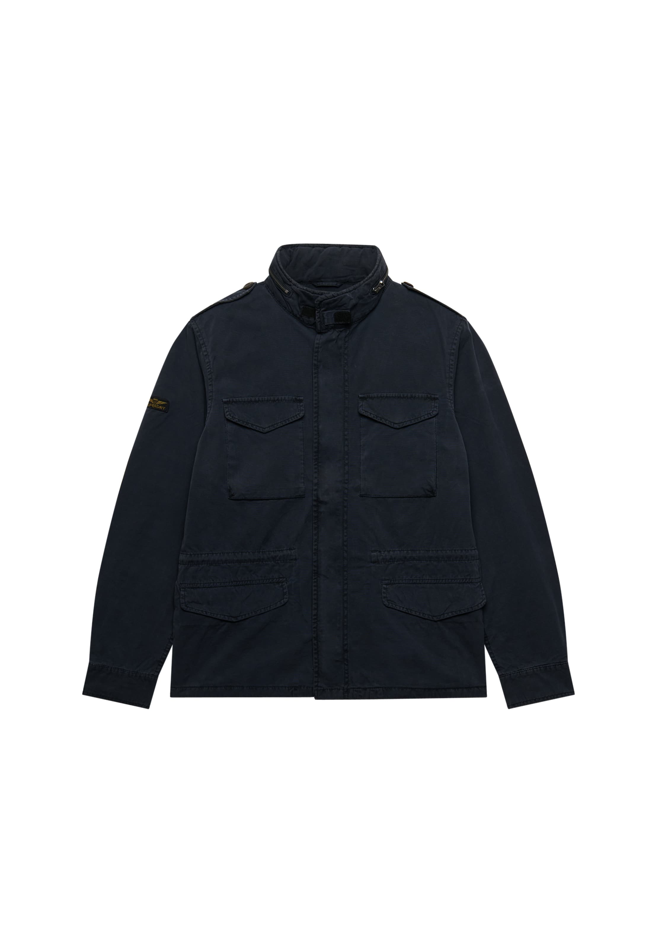 Superdry & Co Between-Season Jacket 'M65' in Blue: front