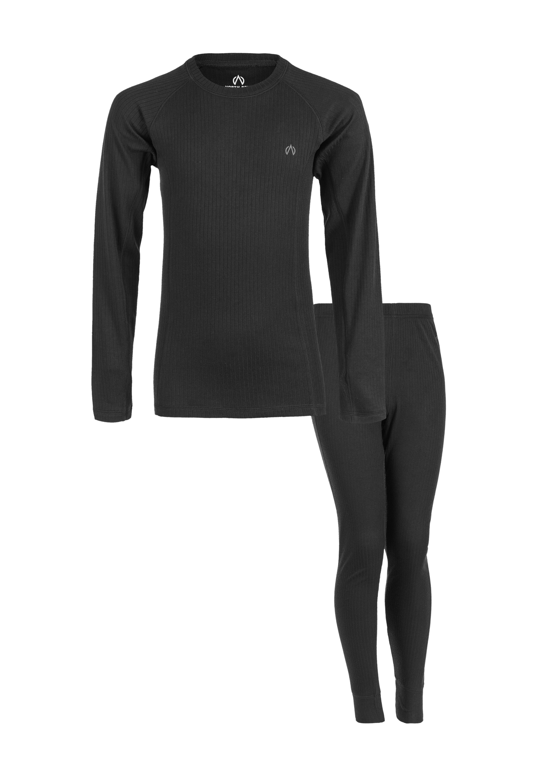 North Bend Sport onderkleding 'Viper' in Zwart: voorkant