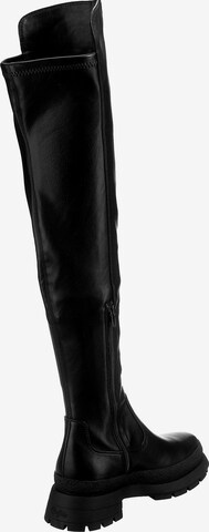 BUFFALO Over the Knee Boots 'Sofia' in Black