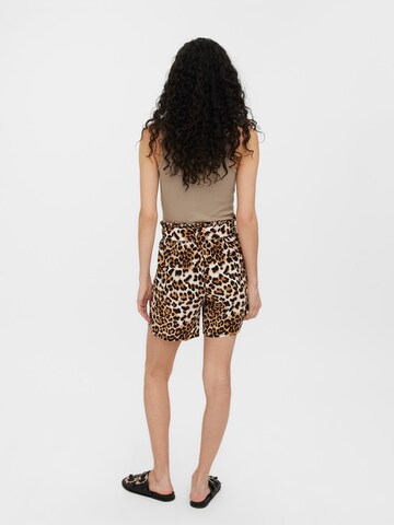 VERO MODA Regular Pants 'Simply Easy' in Brown